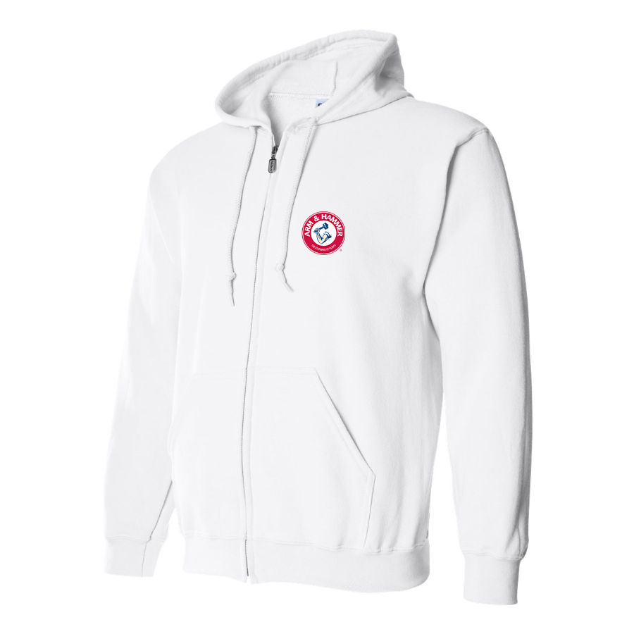 Men's Arm Hammer Logo Zipper Hoodie