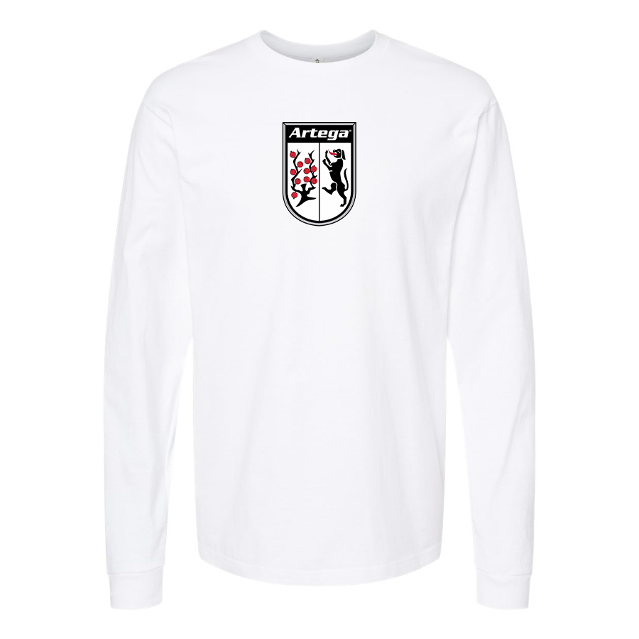 Men's Artega Logo Cotton Long Sleeve T-Shirt