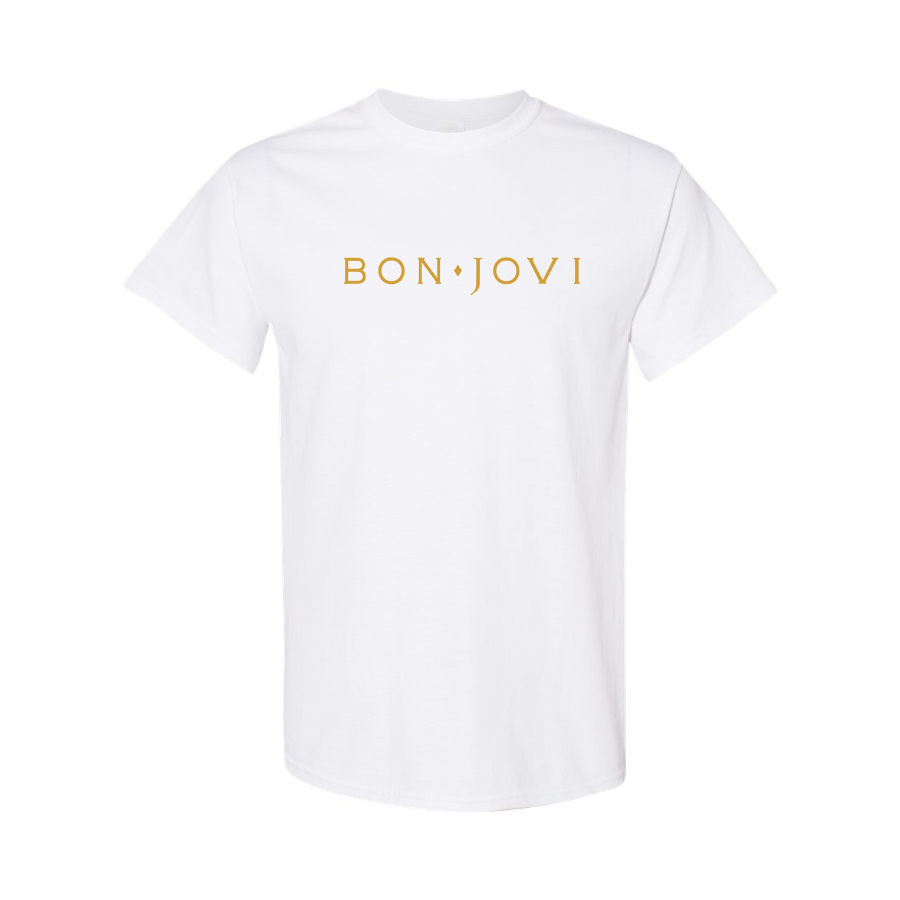 Men's Bon Jovi Logo Cotton T-Shirt