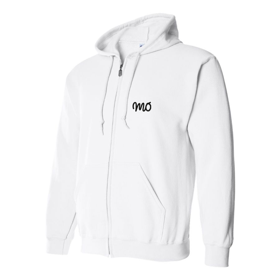 Men's Mo Logo Zipper Hoodie