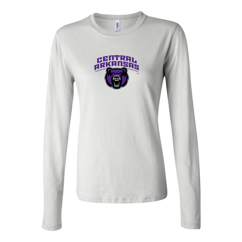 BELLA CANVAS Central Arkansas Bears   Jersey Long Sleeve Tee