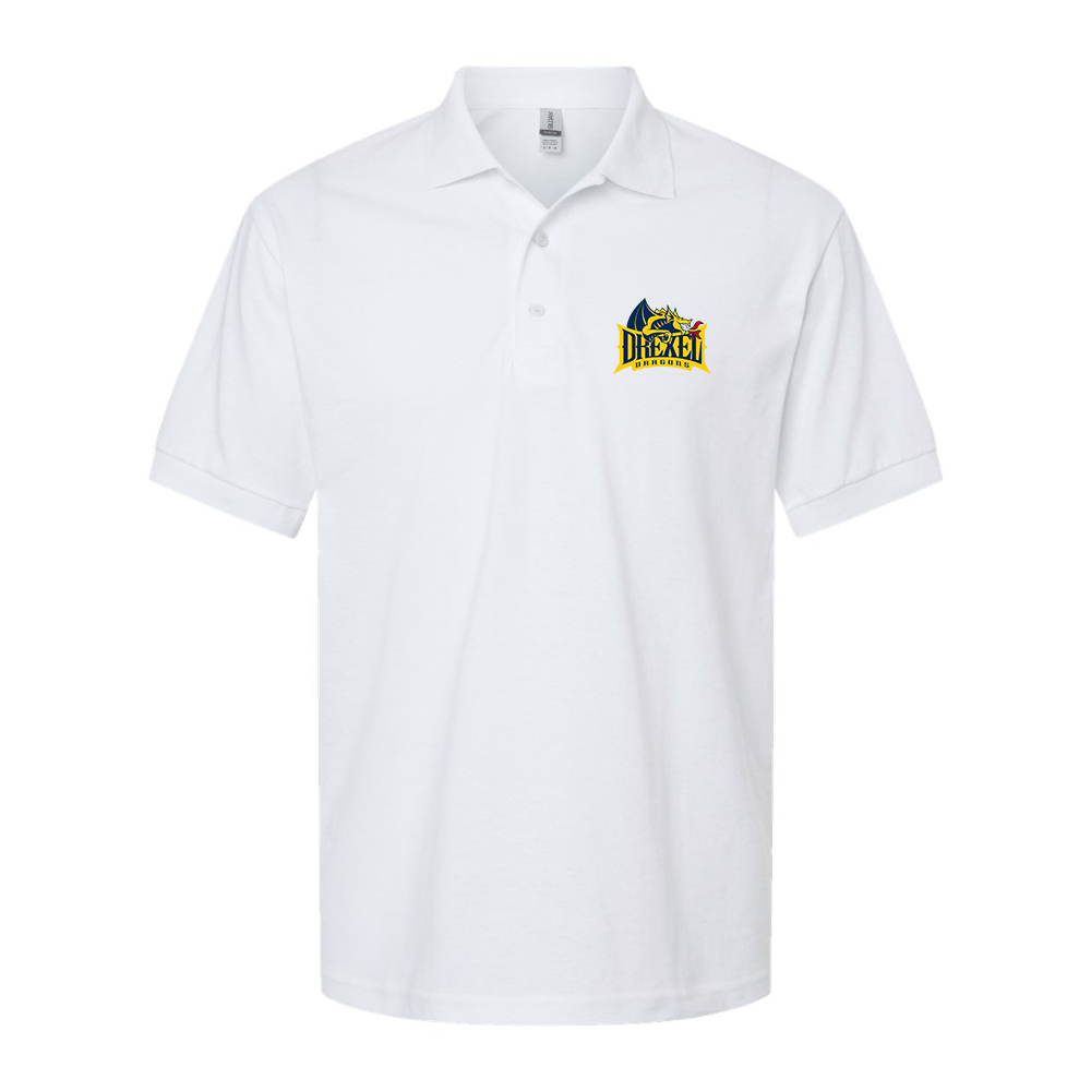 Men's Drexel Dragons Dry Blend Jersey Polo