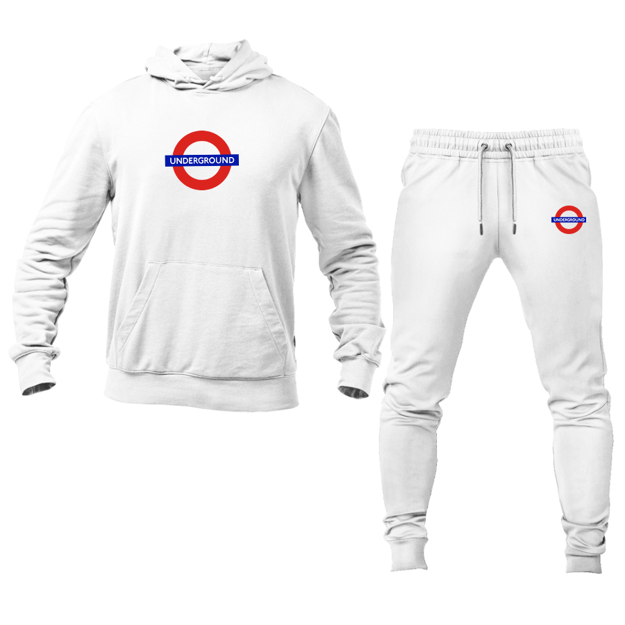 Men's London Tube Logo Hoodie Joggers Set