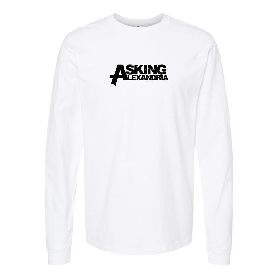 Men's Asking Alexandria Logo Cotton Long Sleeve T-Shirt