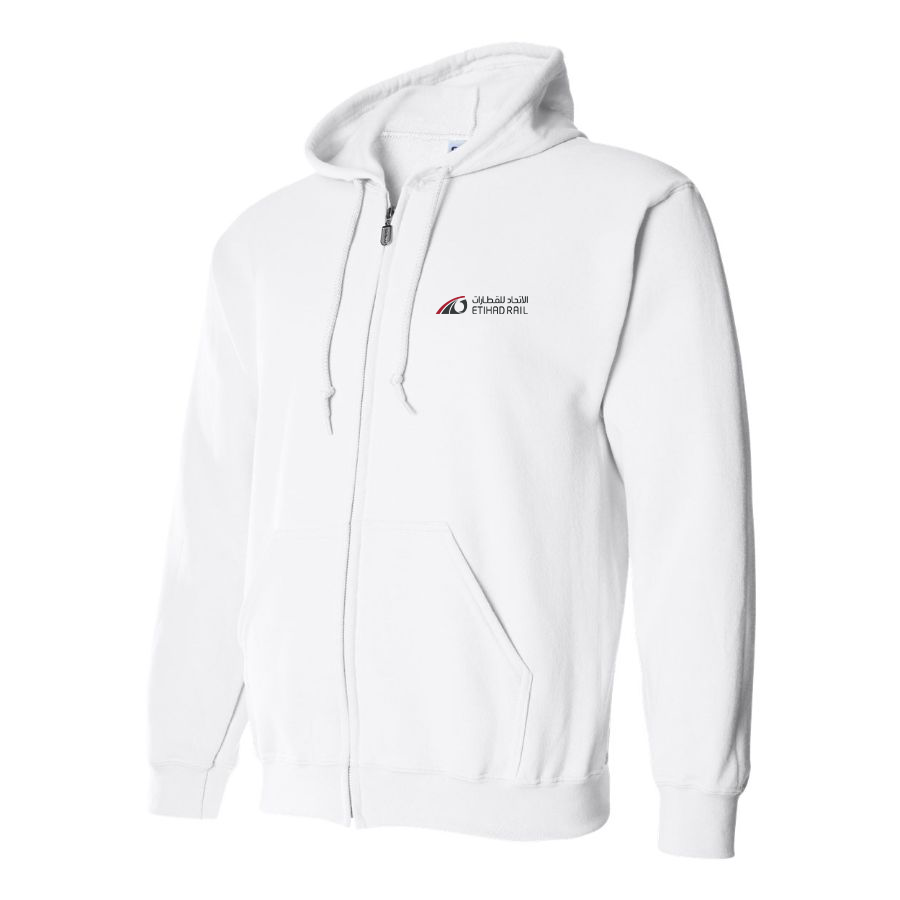 Men's Etihad Rail Logo Zipper Hoodie