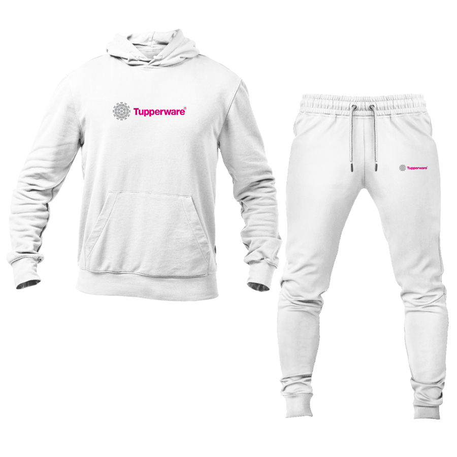 Men's Tupperware Logo Hoodie Joggers Set