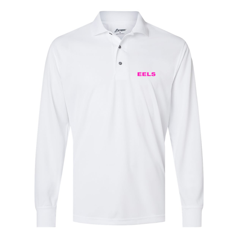 Men's Eels Paragon Prescott Long Sleeve Polo