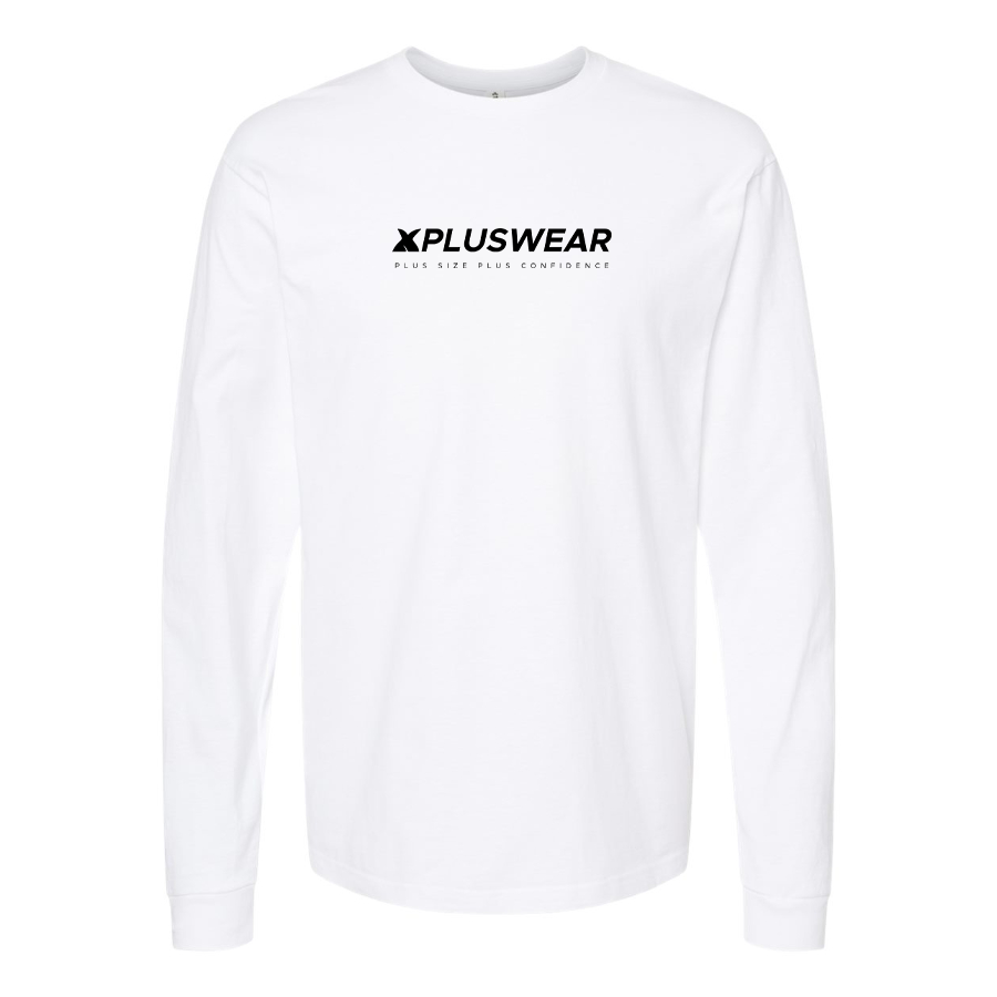 Men's Xpluswear Logo Cotton Long Sleeve T-Shirt