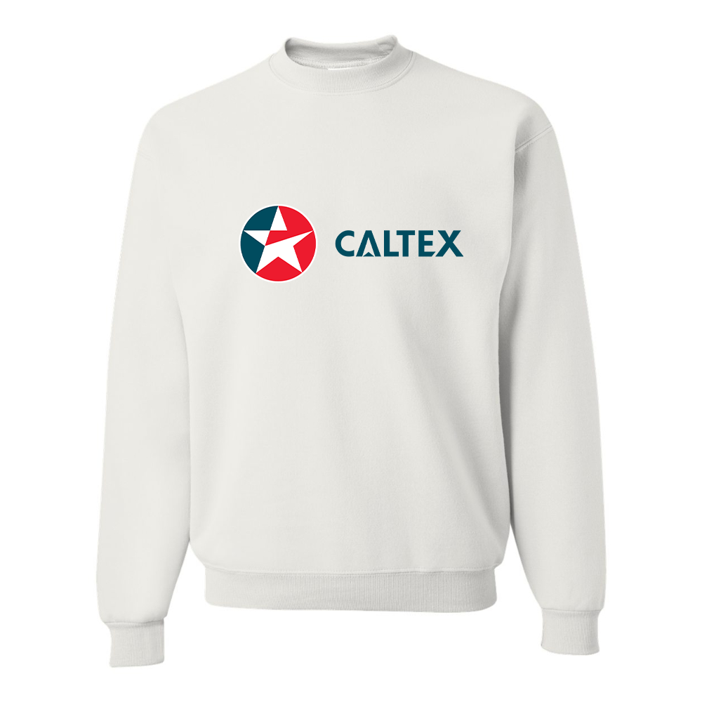 Men's  Caltex Gas Station  JERZEES NuBlend Crewneck Sweatshirt