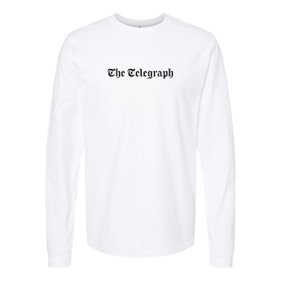 Men's The Telegraph Logo Cotton Long Sleeve T-Shirt