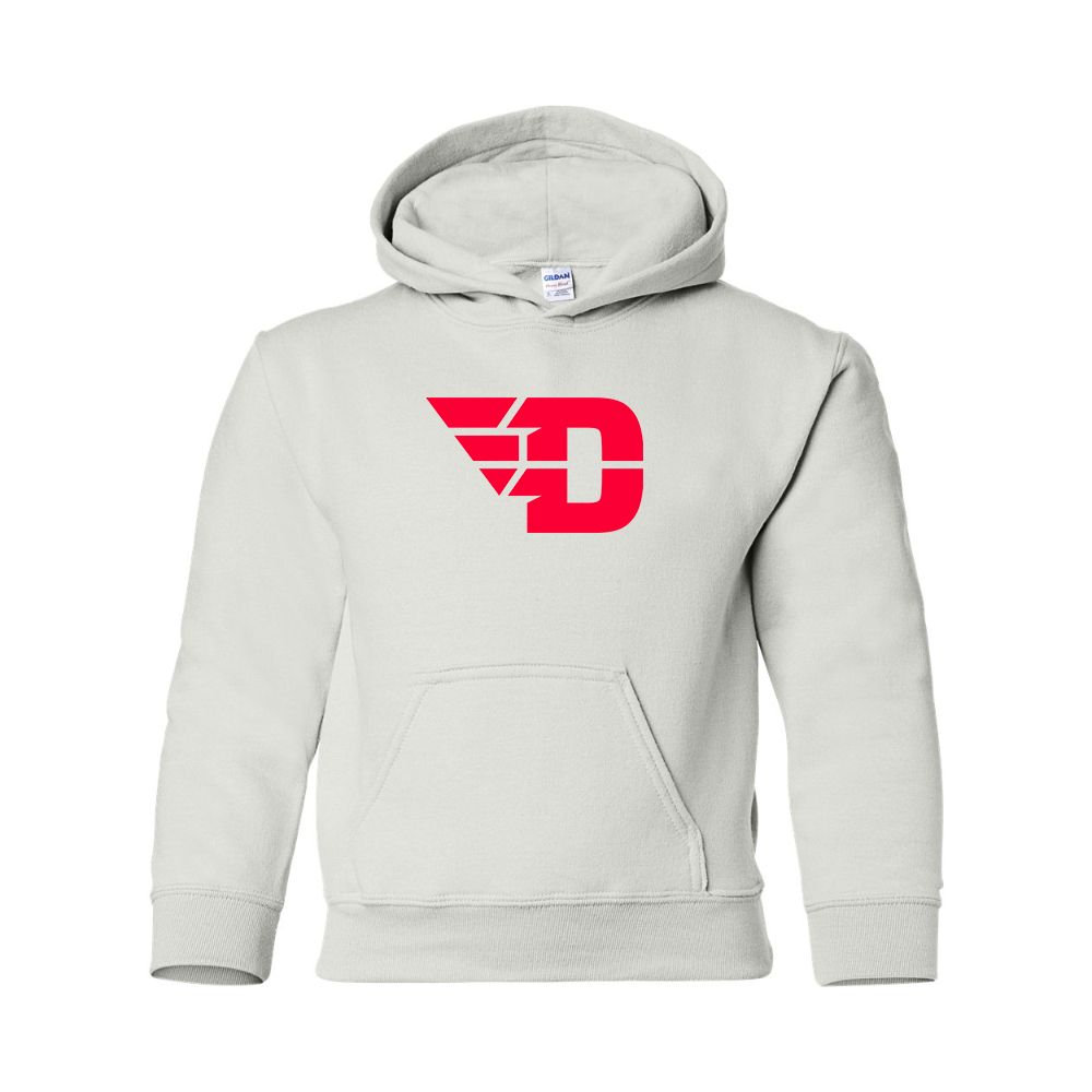 Youth  Dayton Flyers Gildan Heavy Blend  Hooded Sweatshirt