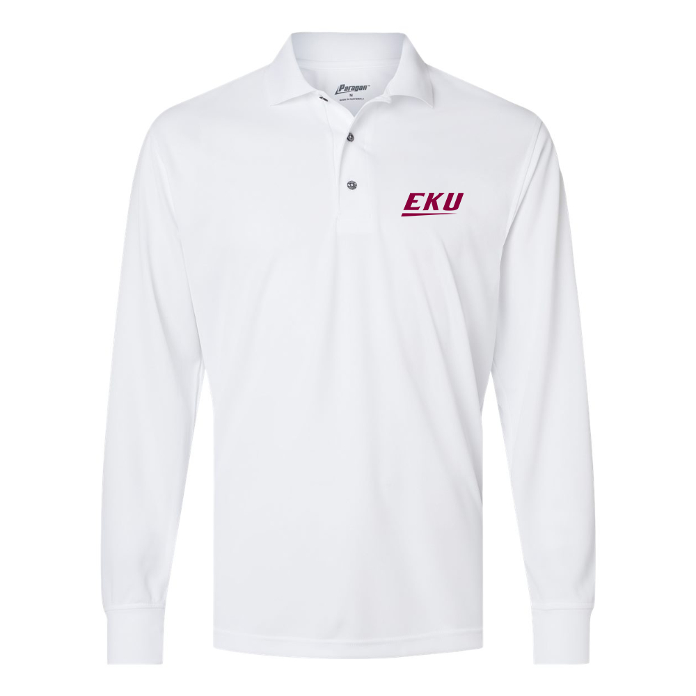 Men's  Eastern Kentucky Colonels  Paragon Prescott Long Sleeve Polo