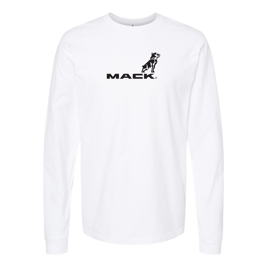 Men's Mack Logo Cotton Long Sleeve T-Shirt