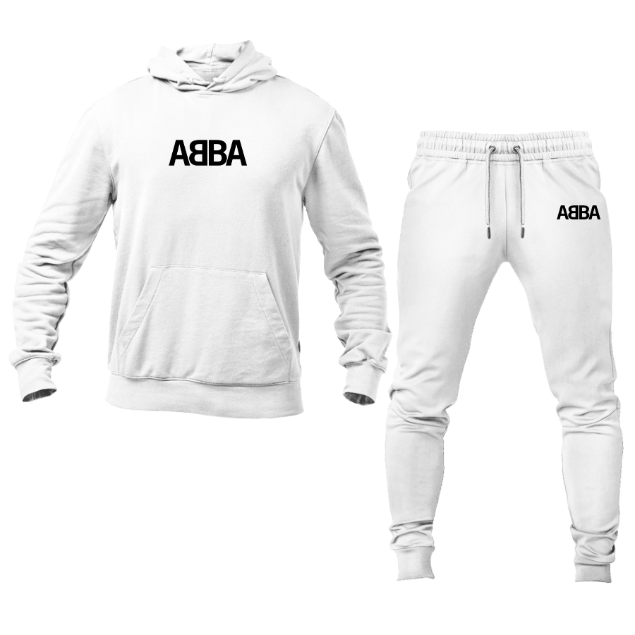 Men's Abba Logo Hoodie Joggers Set