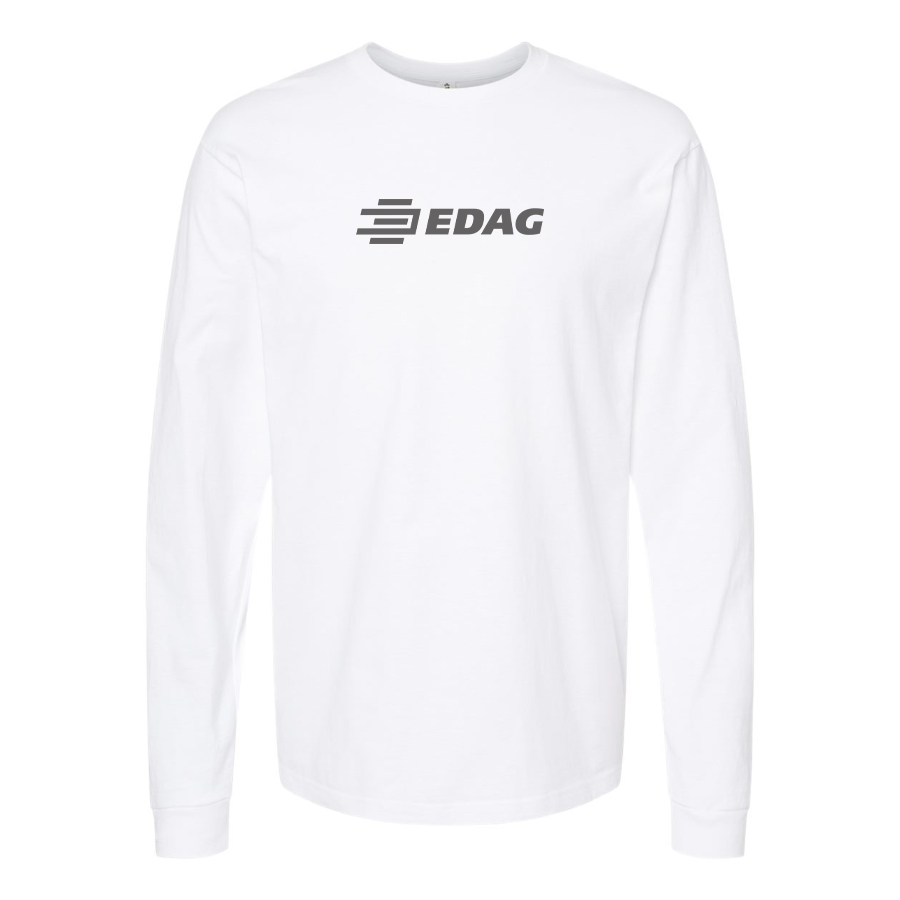 Men's Edag Logo Cotton Long Sleeve T-Shirt