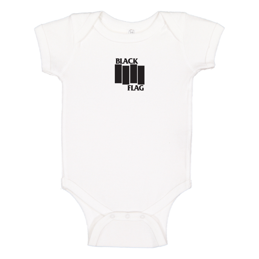 Black Flag Logo Baby Onesie Romper