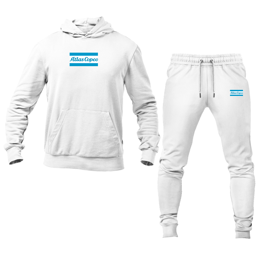 Men's Atlas Copco Logo Hoodie Joggers Set