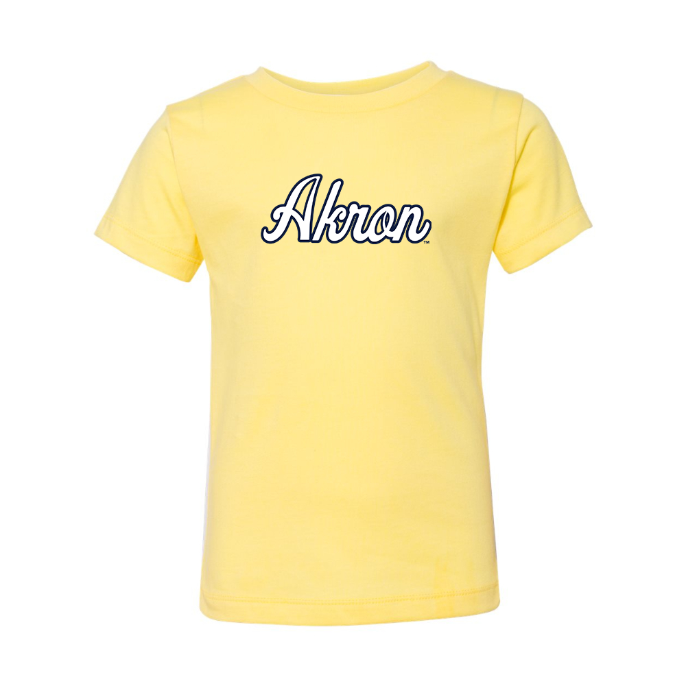 Akron Zips  BELLA  CANVAS Toddler Jersey Tee