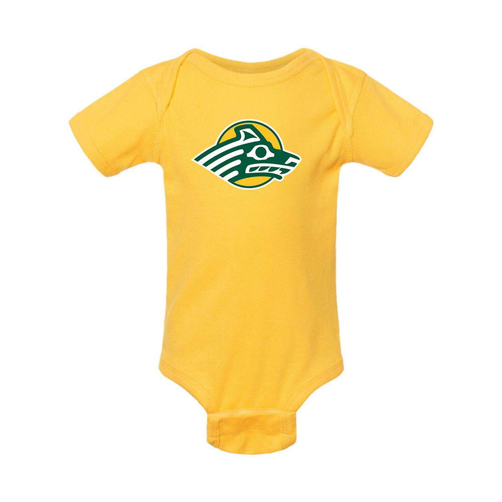 Alaska Anchorage Seawolves  Rabbit Skins Infant Baby Rib Bodysuit