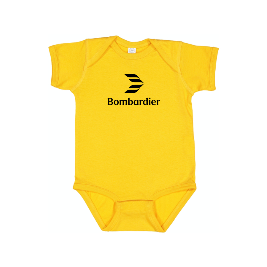 Bombardier Logo Baby Onesie Romper
