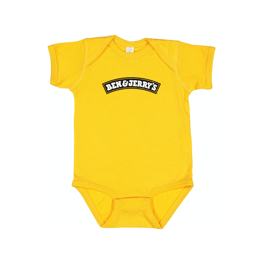 Ben and Jerrys Logo Baby Onesie Romper