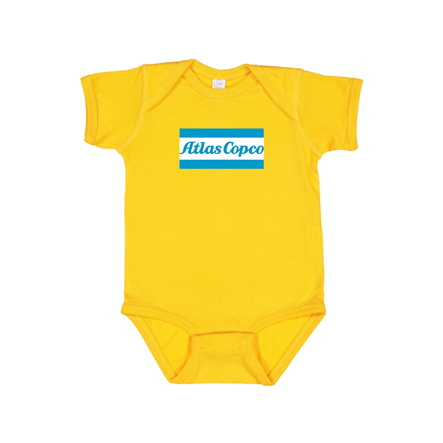 Atlas Copco Logo Baby Onesie Romper