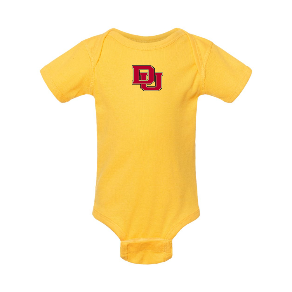 Denver Pioneers  Rabbit Skins Infant Baby Rib Bodysuit