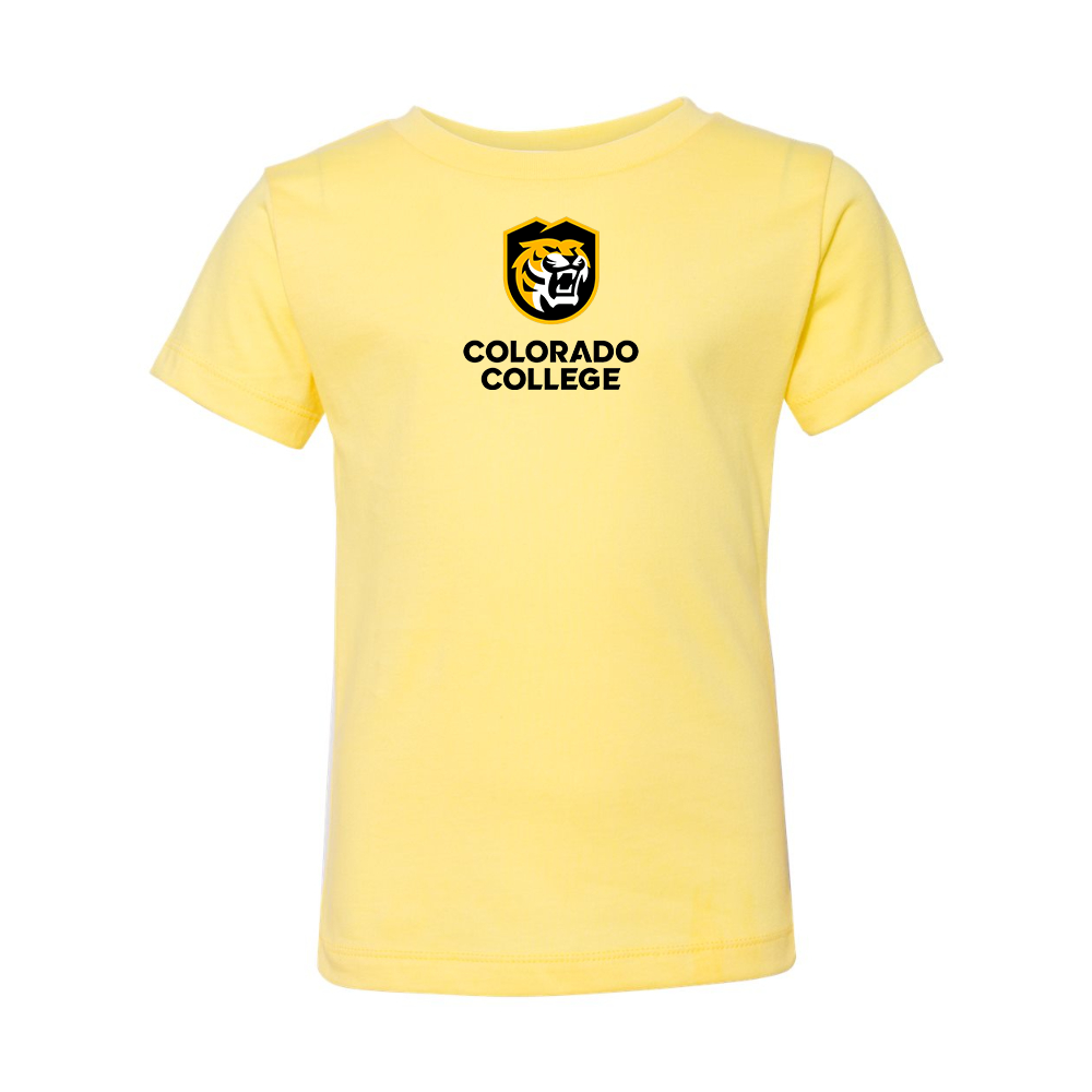 Colorado College Tigers BELLA  CANVAS Toddler Jersey Tee