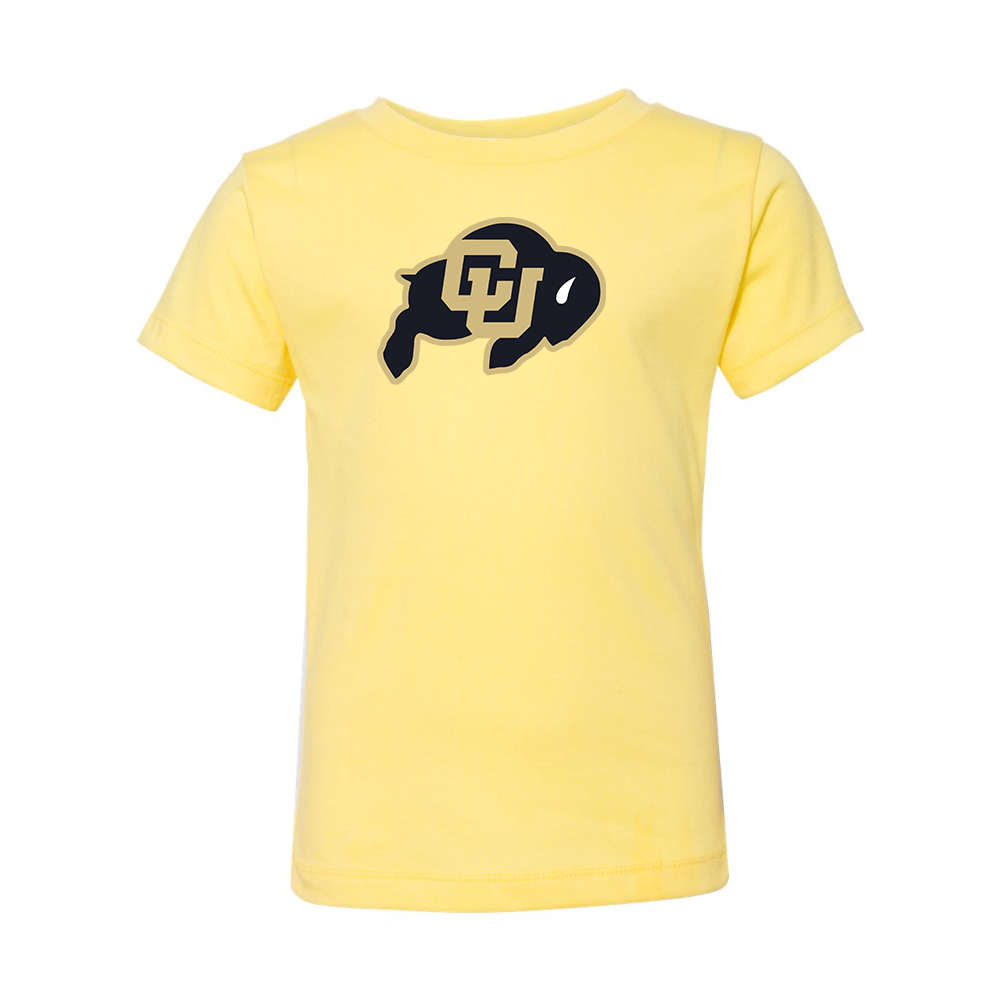 Colorado Buffaloes  BELLA  CANVAS Toddler Jersey Tee