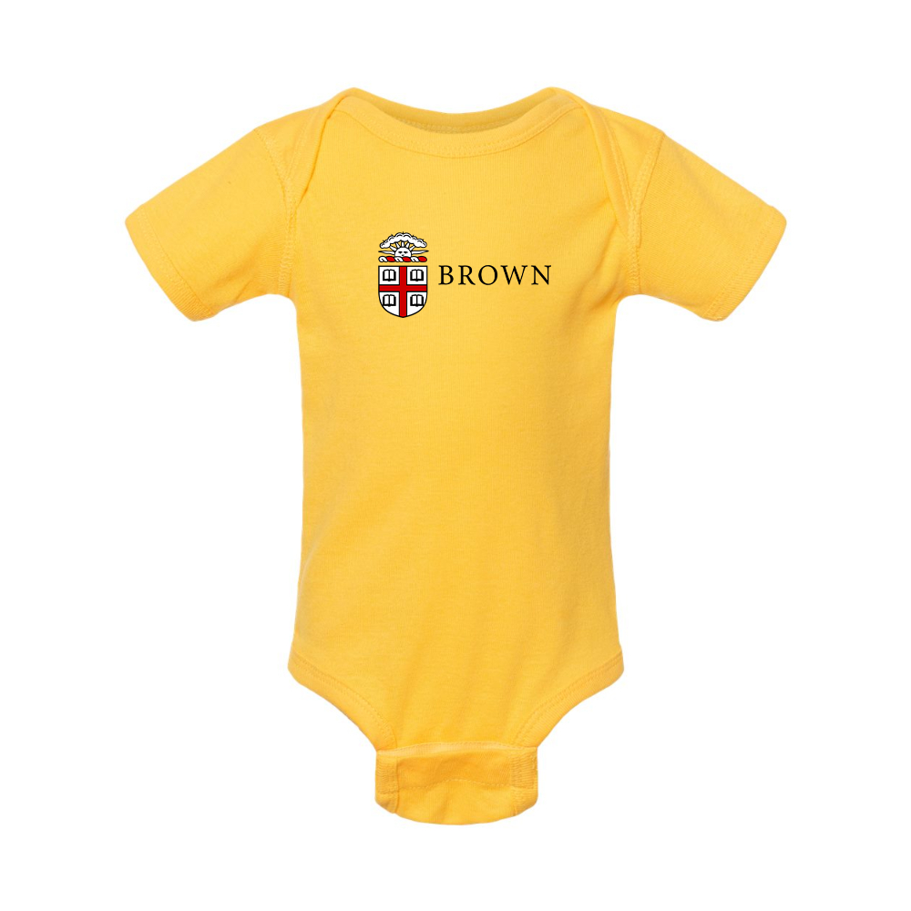 Brown University Rabbit Skins Infant Baby Rib Bodysuit