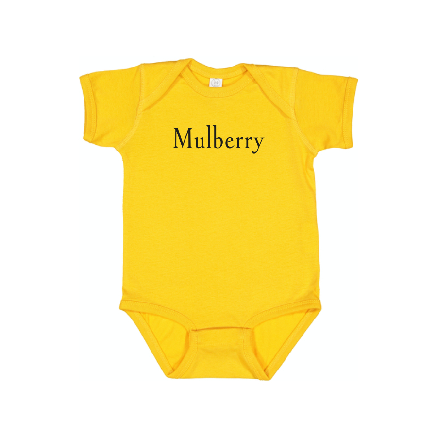 Mulberry  Logo Baby Onesie Romper