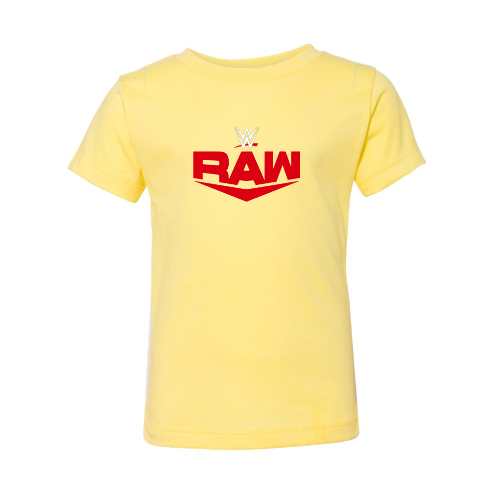 WWE Raw  BELLA  CANVAS Toddler Jersey Tee