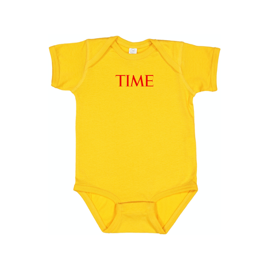 Time  Logo Baby Onesie Romper