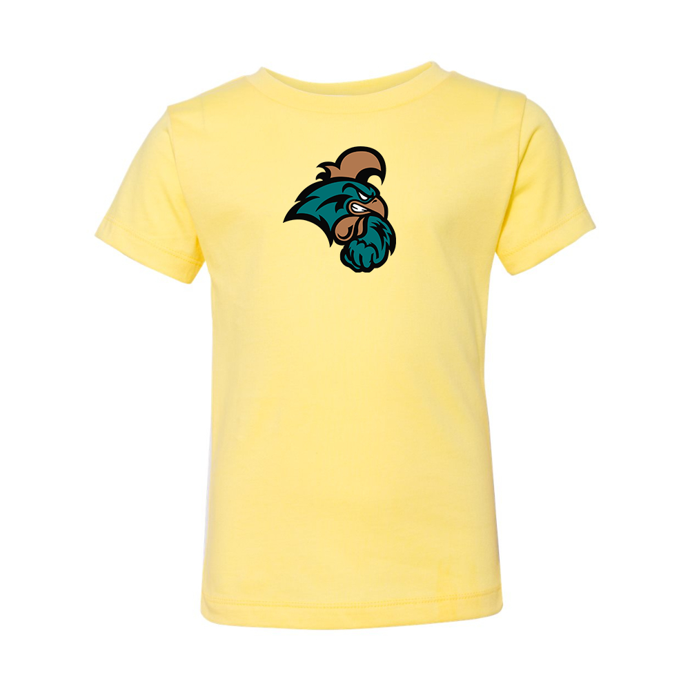 Coastal Carolina Chanticleers BELLA  CANVAS Toddler Jersey Tee