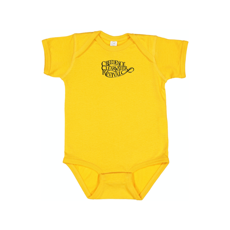 Creedence Clearwater Revival Logo Baby Onesie Romper