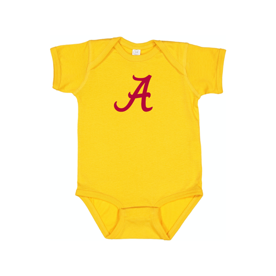 Alabama Crimson Tide Logo Baby Onesie Romper