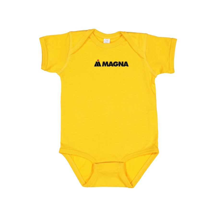 Magna Steyr Logo Baby Onesie Romper
