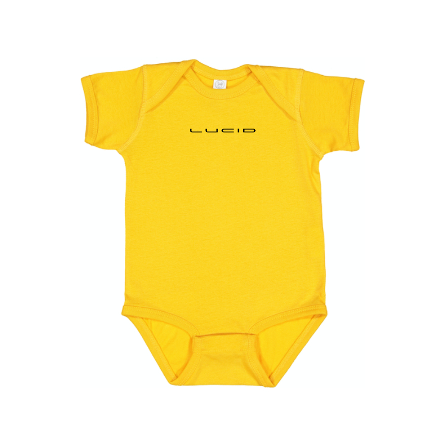 Lucid Motors Logo Baby Onesie Romper