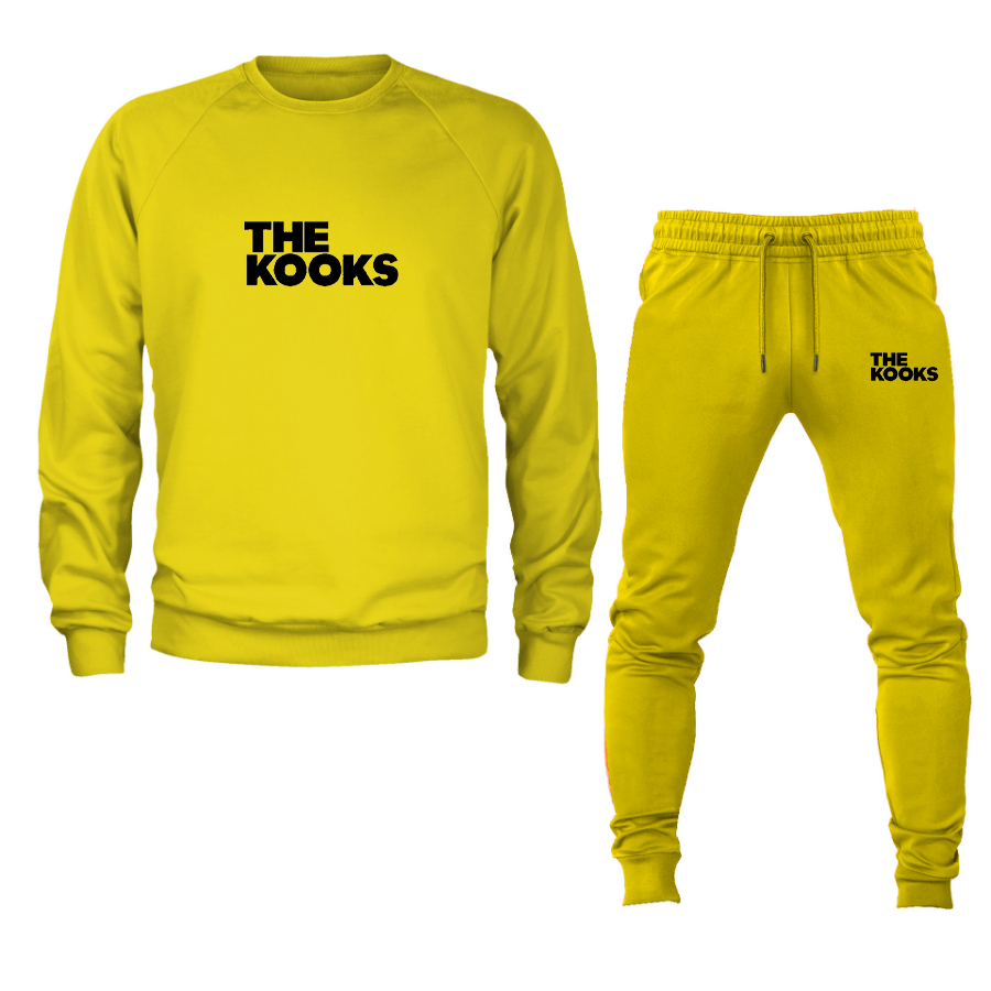 Men's The Kooks  Crewneck Sweatshirt Joggers Suit